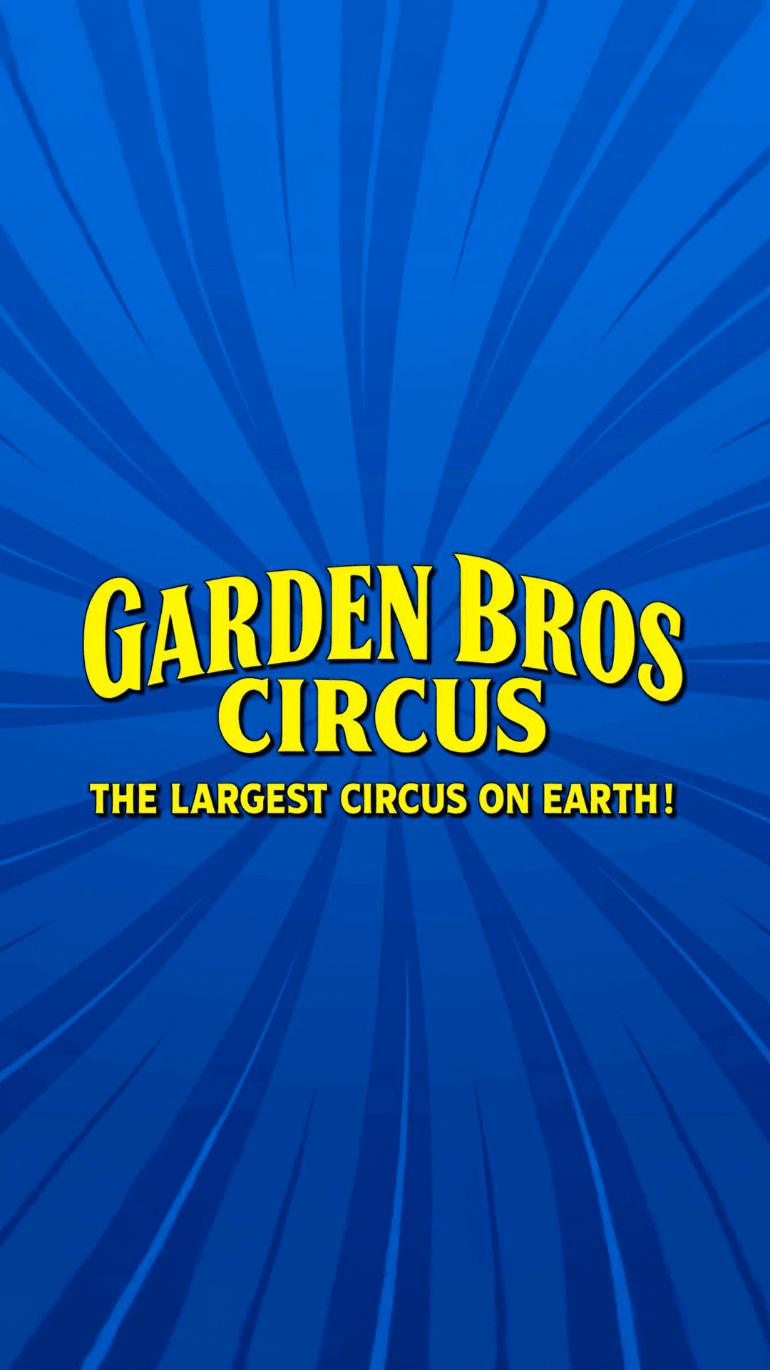 Garden Bros Circus Mobile Banner
