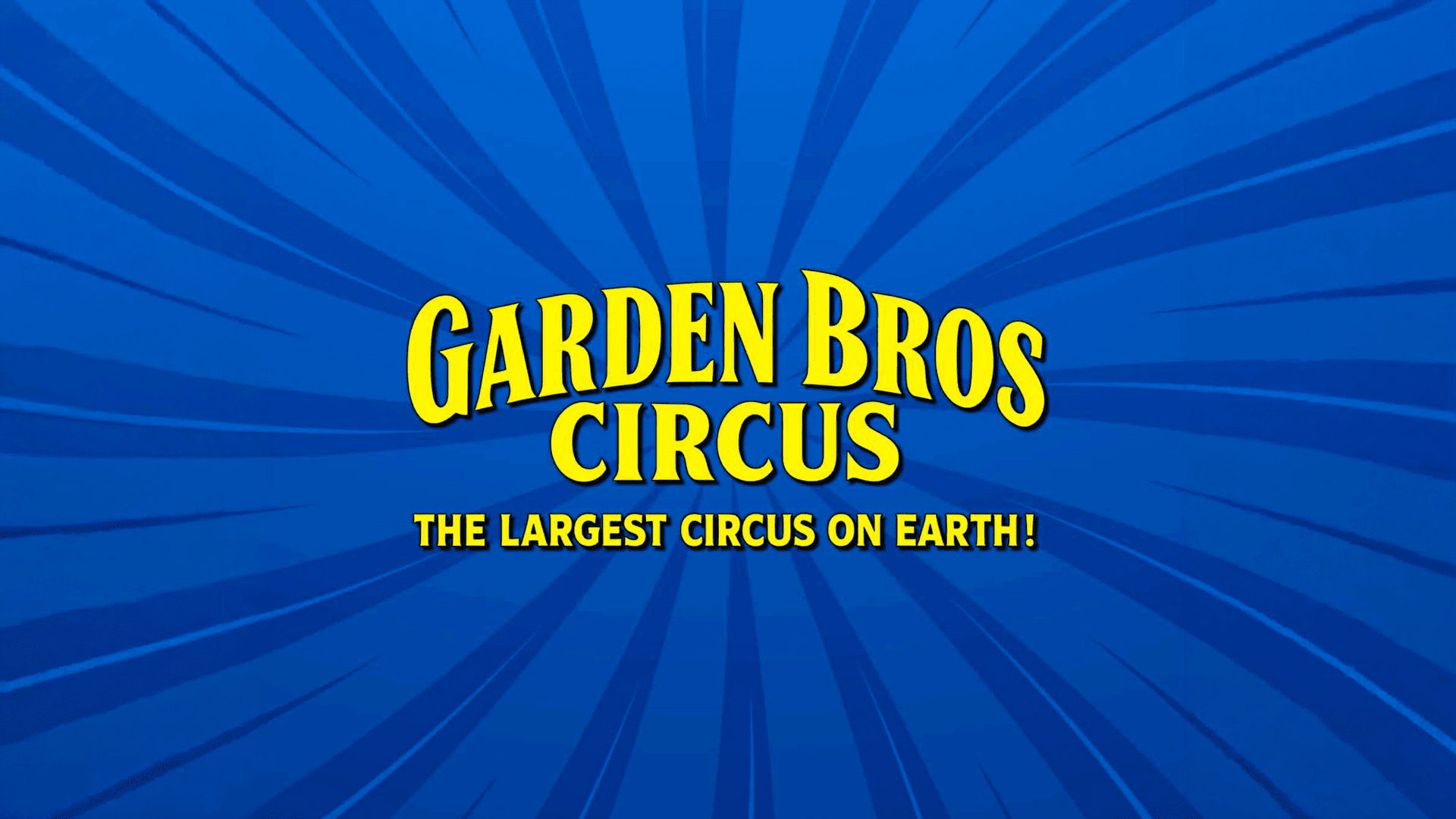 Garden Bros Circus Desktop Banner