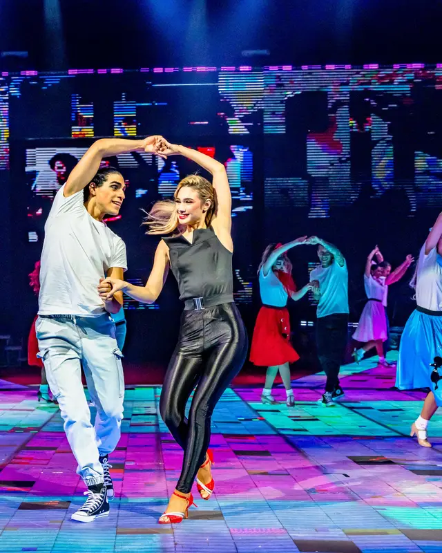Dancers close up